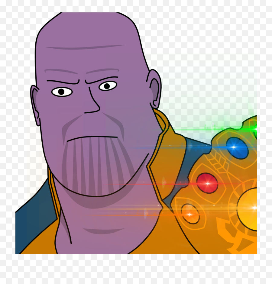Thanos Meme Clipart - Thanos Clipart Face Emoji,Thanos Emoji