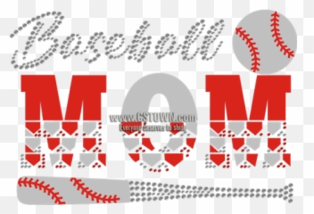 Baseball Mom Flock Rhinestone Transfer - Graphic Design Emoji,Soccer Mom Emoji