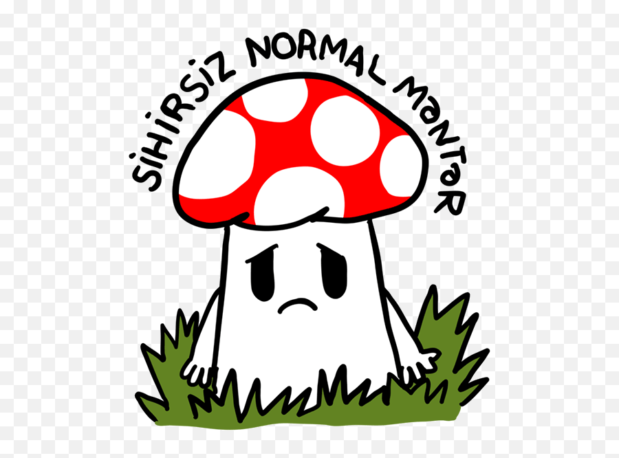 Sad Mushroom Sticker By Yavuz Ozturk - Clip Art Emoji,Mushroom Cloud Emoji