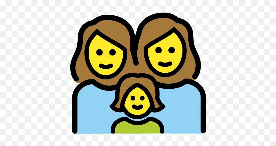 Emoji - Mom Dad And Daughter Emoji,Two Emoji