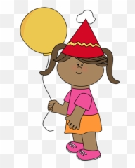 Clipart Birthday Girl - Emoji