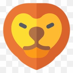 Lion - Free Animals Icons Clip Art Emoji,Lion Emoticon