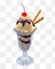 Icecream Icecreamsundae Chocolate - Cream Sundae Png Emoji