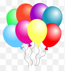 Balloon Clipart That Can Be Downloaded - 8 Balloons Emoji