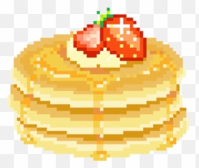 Pancakes clipart pixel Picture 1818169 pancakes - Pixel Art Png Emoji