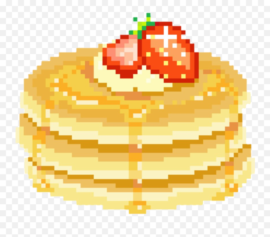 Pancakes Clipart Pixel Art Picture 1818169 Pancakes - Pancake Pixel Art Png Emoji,Pancake Emoji