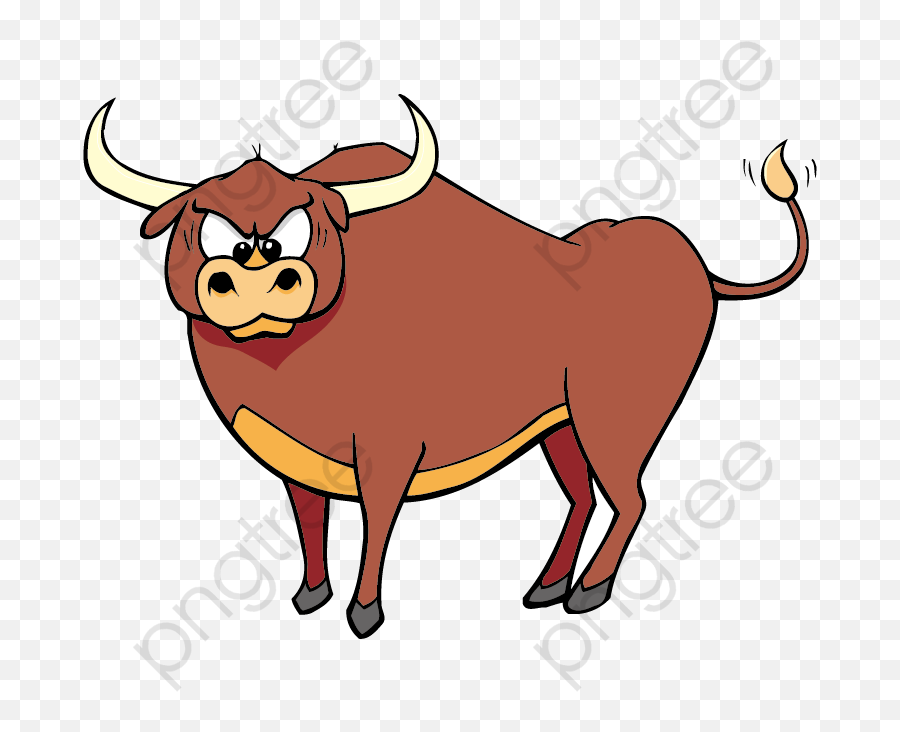 Bull Face Clipart - Cartoon Bull Transparent Background Bull Clip Art Emoji,Bull Emoji