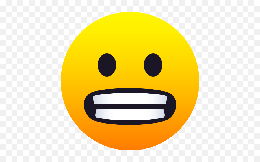 Emoji Face Grimacing To - Happy,Hush Emoji