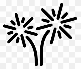 Fireworks Salut Celebration Comments - Sparkler Illustration Celebrate Icon Png Transparent Emoji