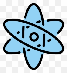 Atom Symbol Emoji Clipart - Dot