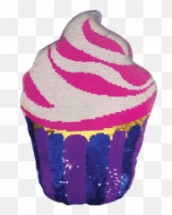 Iscream Mini Cupcake Reversible Sequin - Iscream Emoji,Emoji Cupcake