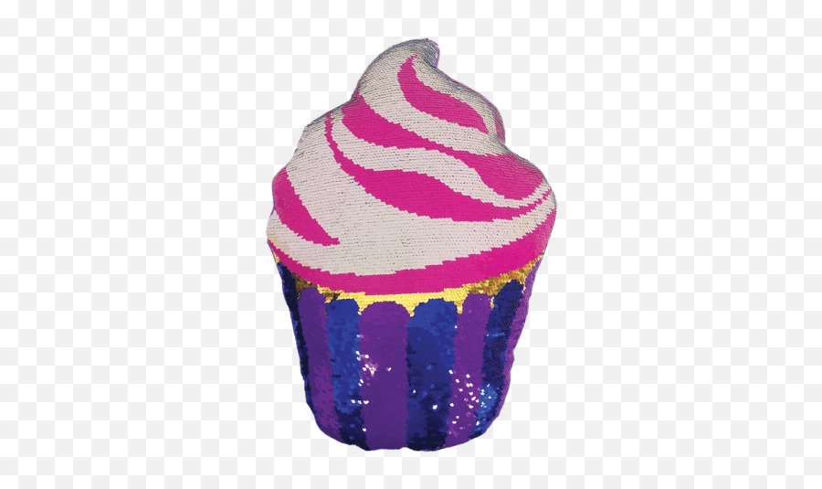Iscream Mini Cupcake Reversible Sequin - Iscream Emoji,Emoji Cupcake