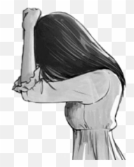 Sad Anime Girl Png Images Collection - Drawing Heart Broken Emoji
