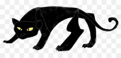Panther Black Cat Jaguar Leopard Secret - Black Cat Emoji,Jaguar Emoji