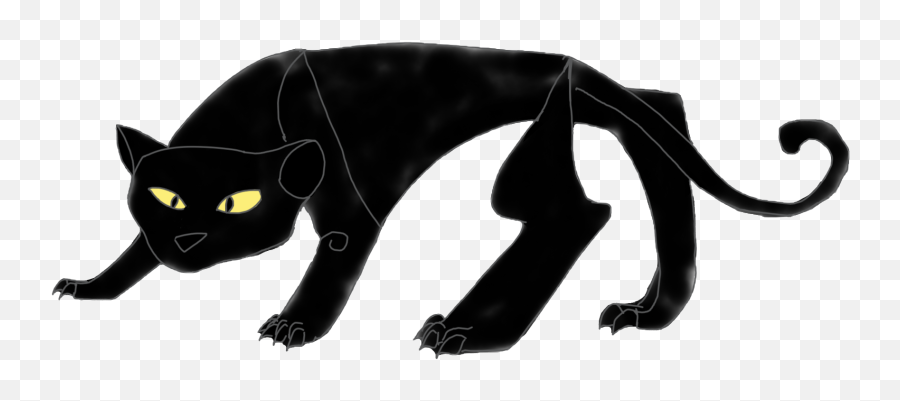 Panther Black Cat Jaguar Leopard Secret - Black Cat Emoji,Jaguar Emoji