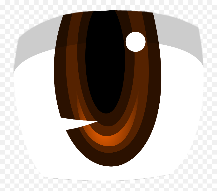 Brown Eyes Clipart Wide Eye - Transparent Anime Brown Eyes Emoji,Wide Eyed Emoji