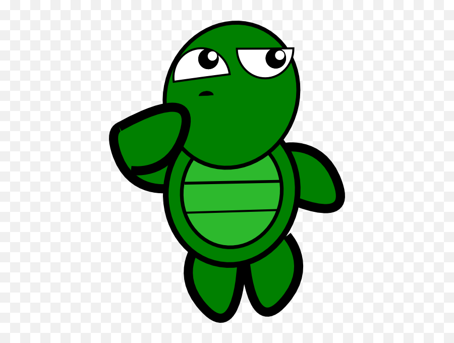 Png Person Thinking Emoji Thinking - Turtle Thinking Clipart,Sea Turtle Emoji