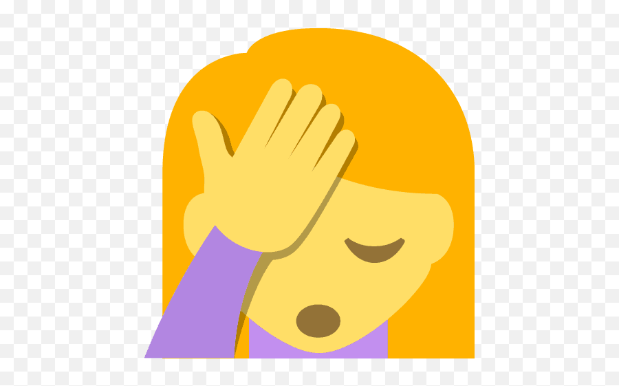 Emoji Facepalm Clipart - Headache Smiley,Headache Emoji