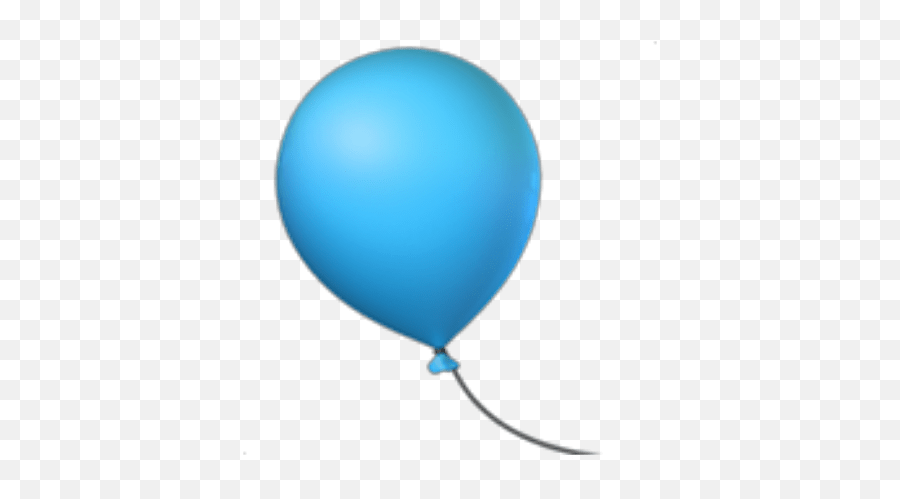 Ballon Baloon Blue Emoji Blueemo - Balloon,911 Emoji