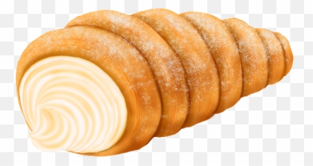 Cream Horn Bread Baking - Clipart Emoji