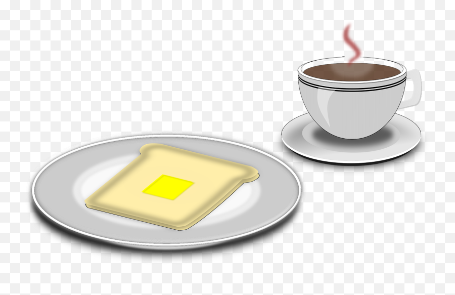 Breakfast Butter Coffee Eat Eating - Coffee And Toast Clip Art Emoji,French Toast Emoji