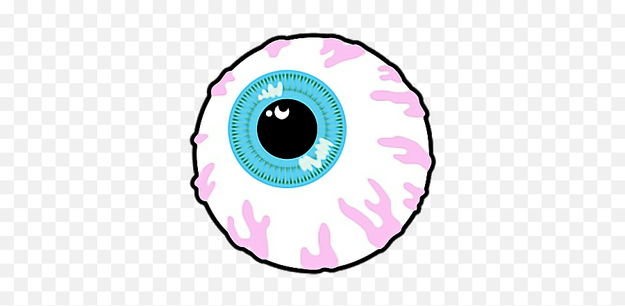 Eye Eyeball Ball Blue Azul Creppy Pastel Cake Pink Rosa - Eye Stickers Emoji,Eyeball Emoji