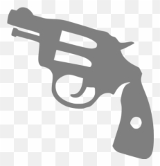 Gray Gun 2 Icon - Png Black Emoji