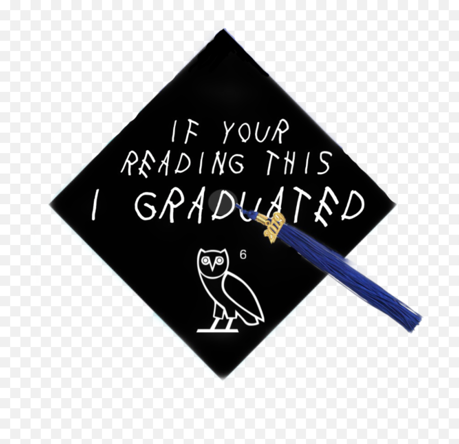 Drake Ovo College Highschool Graduation Graduationcap - Paper Emoji,Ovo Emoji Copy And Paste