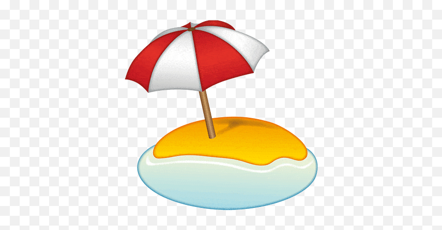 Emoji - Transparent Beach Emoji,Beach Emoji