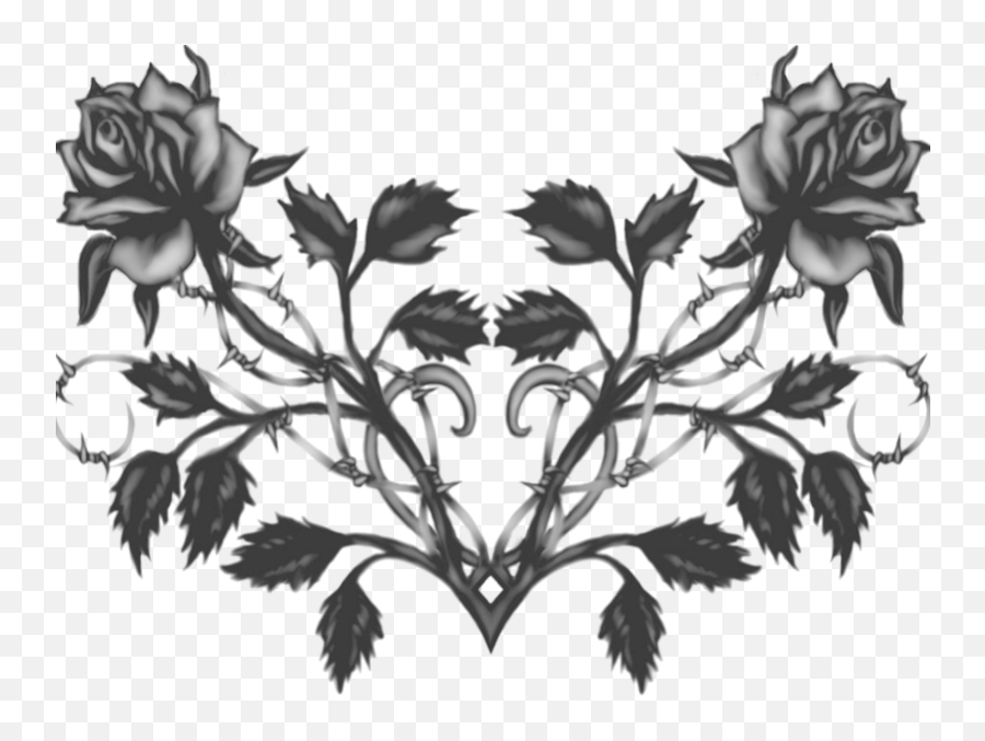 Black Roses - Transparent Neck Tattoo Png Emoji,Black Rose Emoji