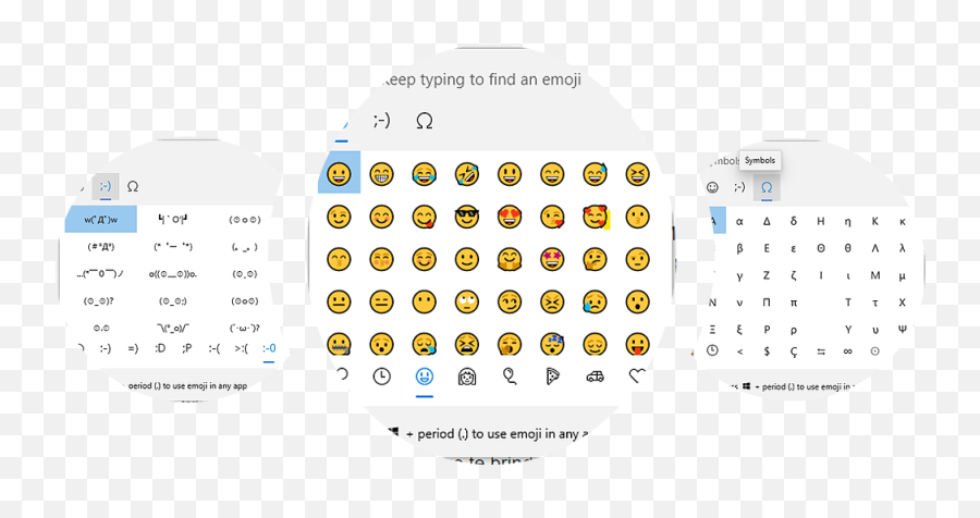 Emojis La Función Poco Conocida En Windows - Circle Emoji,Como Hacer Emojis