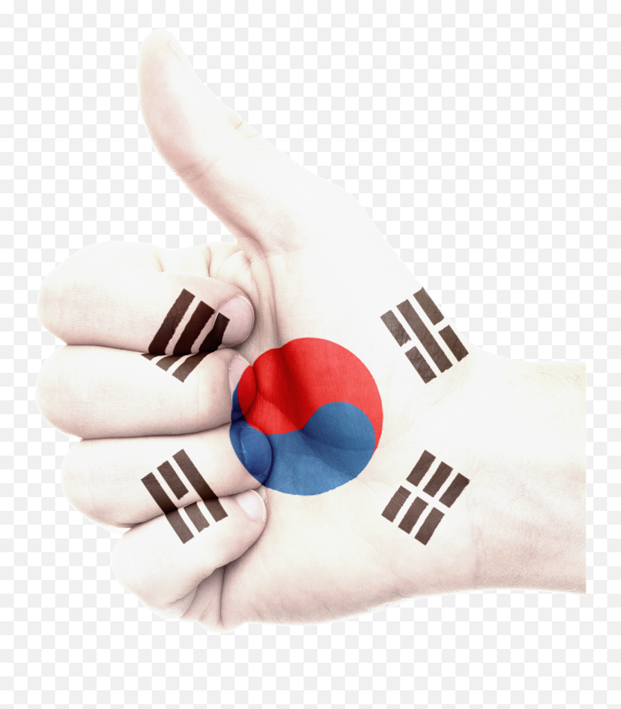 South Korea Flag - South Korea Thumbs Up Emoji,North Korean Flag Emoji