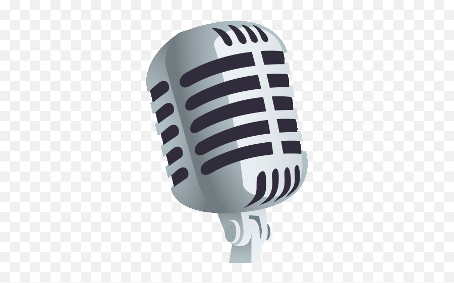 Studio Microphone Objects Gif - Micro Emoji,Microphone Emoji