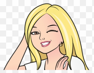 Your Modern Day Love - Girl Wink Png Emoji