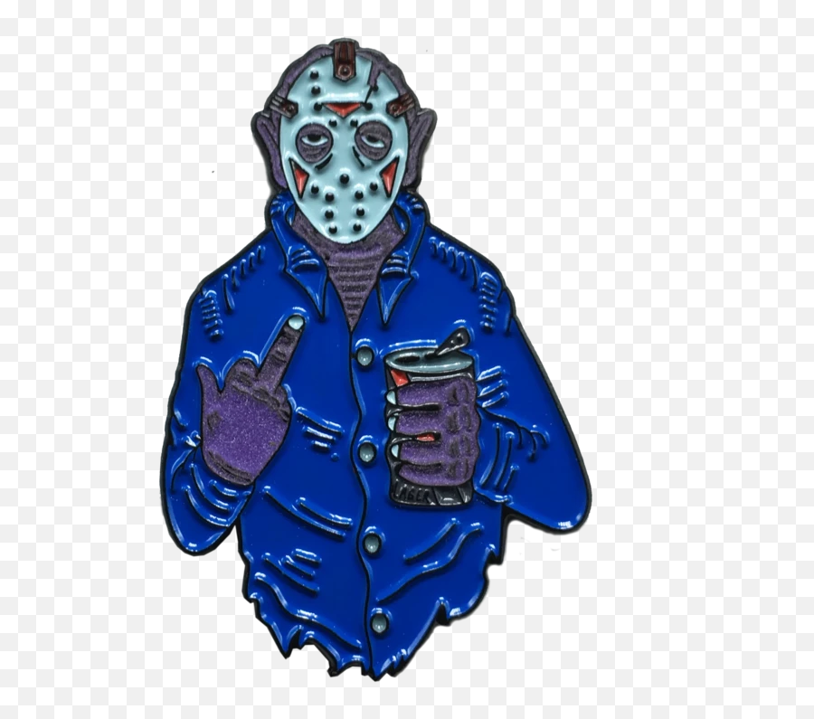 Jason Fuck You Voorhees Pin - Dot Emoji,Jason Voorhees Emoji