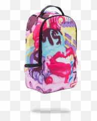 Sugar Lips - Sugar Lips Sprayground Backpack Emoji,Purple Emoji Backpack