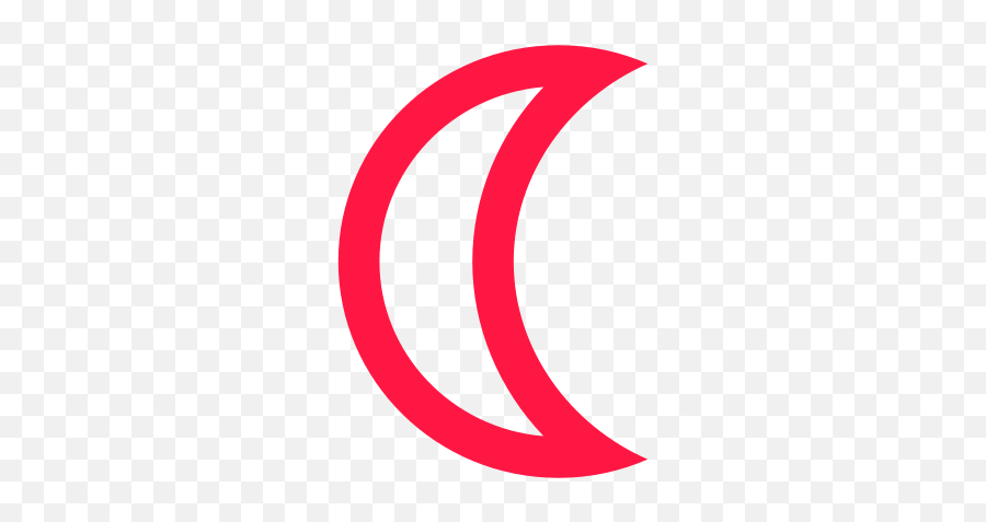 Moon Symbol Icon - Free Download Png And Vector Dot Emoji,Cresent Emoji
