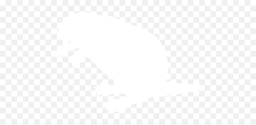 White Beaver Icon - Transparent Background White Beaver Silhouette Emoji,Beaver Emoticon