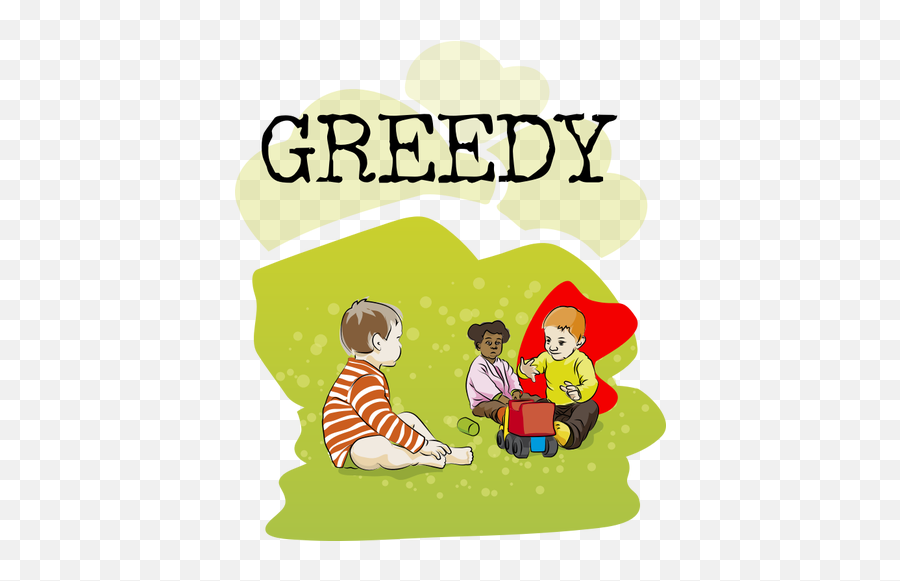 Kids And Toy Truck - Greed Clipart Emoji,Pickup Truck Emoji