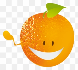 Orange Clipart Smile - Smiley Emoji,Toothy Smile Emoji