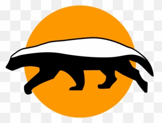 Honey Badger Clipart Transparent - Honey Badger Bitcoin Logo Emoji,Honey Badger Emoji