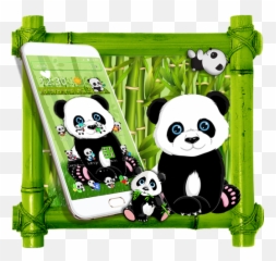 Cute Cartoon Panda 2d Theme - Cartoon Emoji,Panda Emoji Keyboard