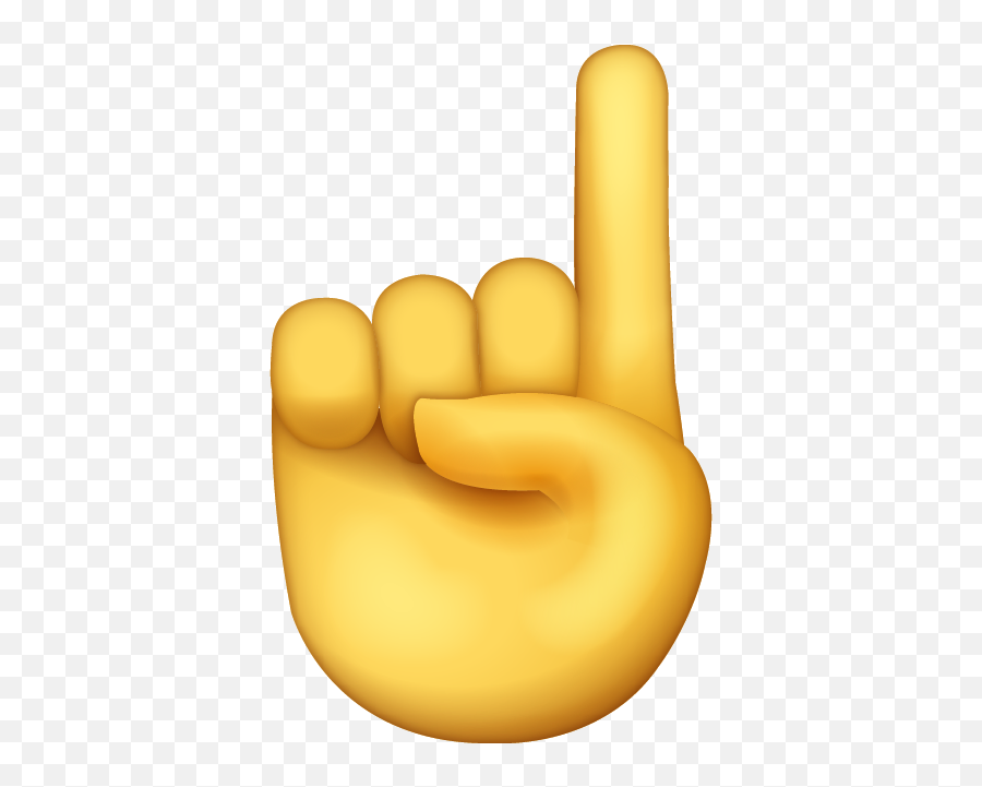 Index Finger Emoji Free Icon Hq Icon - One Finger Emoji,Finger Heart Emoji