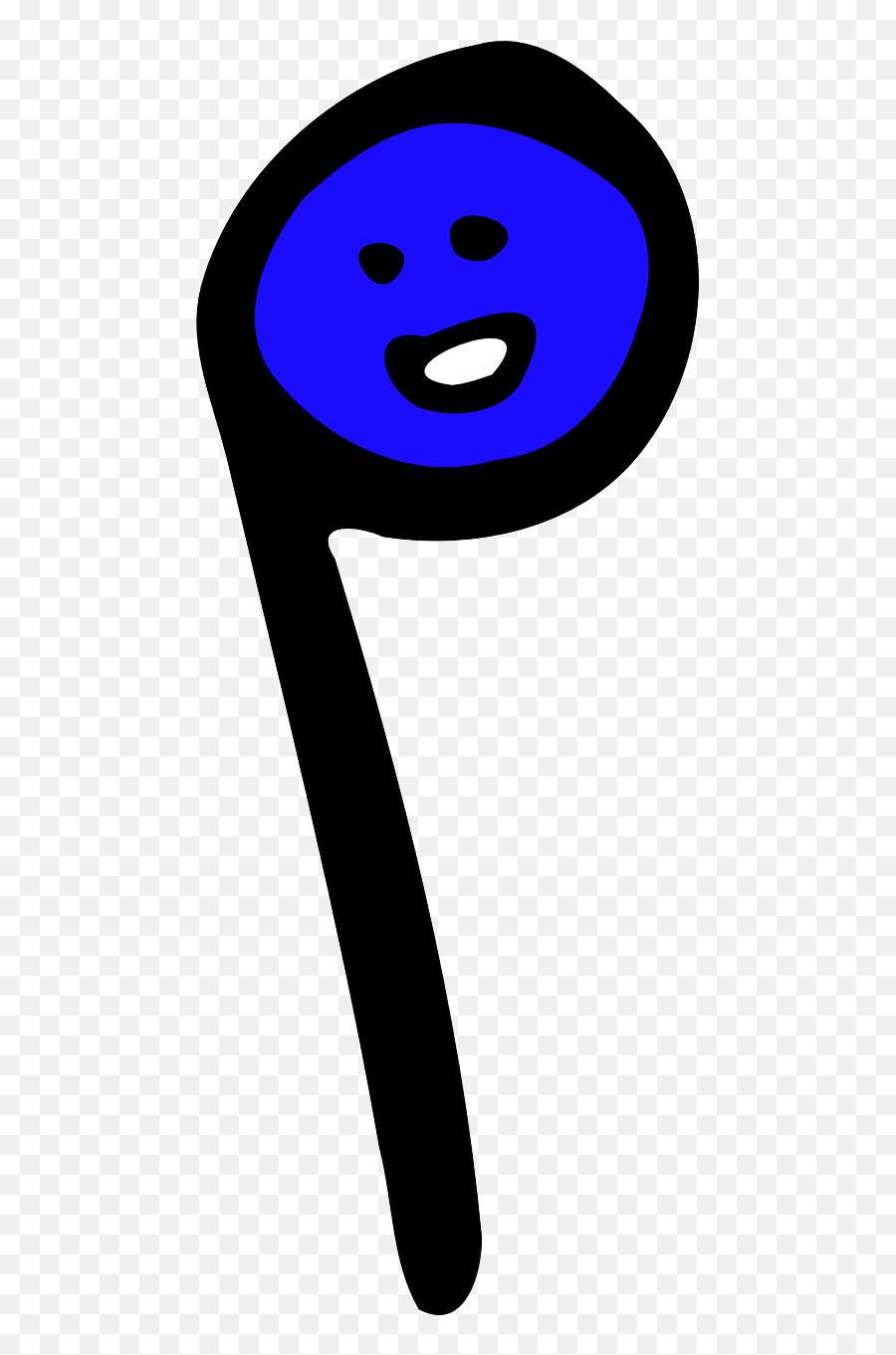 Blue Music Note Melody Free Vector Graphics - Clip Art Emoji,Music Note Emoticon