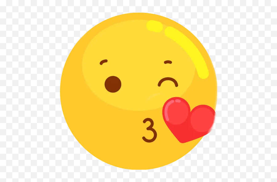 Beso - Smiley Emoji,Emoticon De Beso