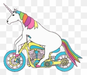 Motorcycle Harley Harleydavidson Unicorn - Unicorn Riding A Motorcycle Emoji,Motorcycle Emoji Harley