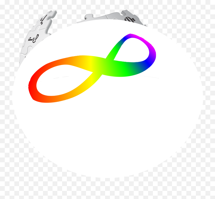 Wikipedia Logo Autism - Circle Emoji,Infinity Emoji Copy