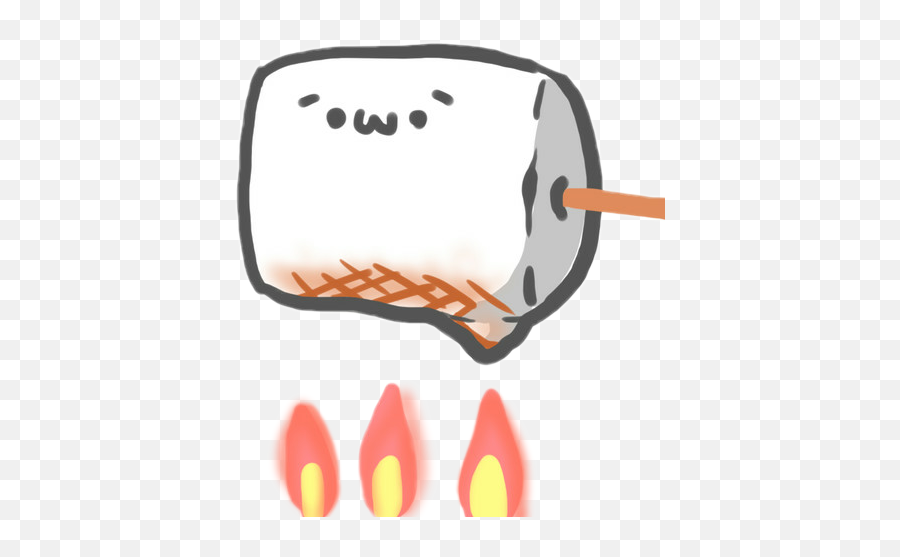 Malvavisco Marshmallow Bombon Fogata - Marshmallow Emoji,Marshmallow Emoticon