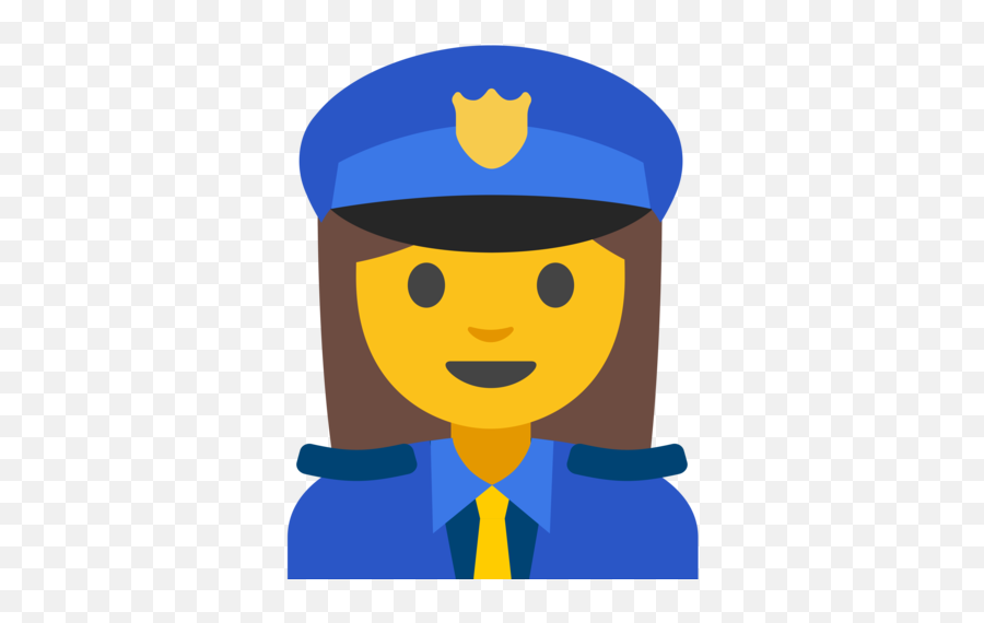 Woman Police Officer Emoji - Emoji Policia Mujer,Cop Emoji