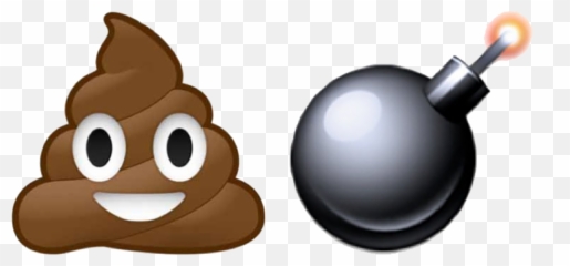 Drop A Deuce Bombdeuce Bomb Is A Glitter Bomb With - Poop Emojis,Bomb Emoji